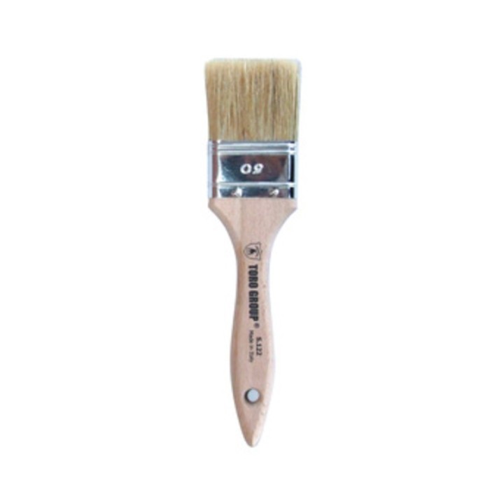 PENNELLESSA BIONDA MANICO LEGNO S.122 60 MM