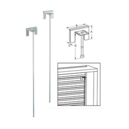 SICURA P/TAPPARELLA PLASTICA ASTA 39X480 MM
