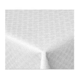 MOLLETTONE P/TAVOLO H 138 CM BIANCO/BIANCO