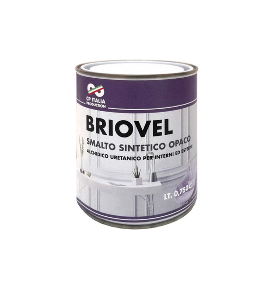 SMALTO BRIOVEL 0,750 L NERO SATINATO