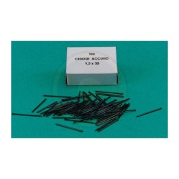 CHIODINI GRUPPINI ACCIAIO 1,2X25 MM SCATOLA 100 PZ