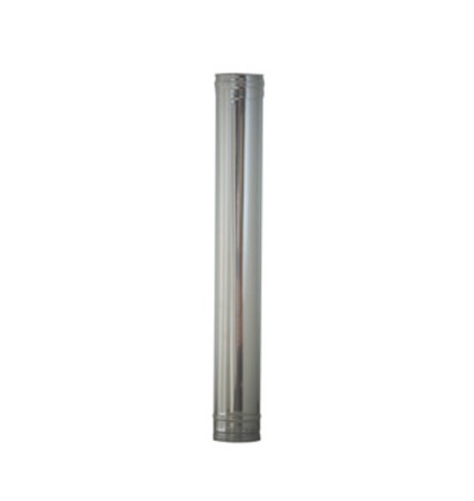 TUBO INOX AISI 304 H 100 CM D 13 CM