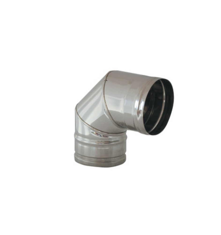 GOMITO INOX AISI 304 90 D 12 CM