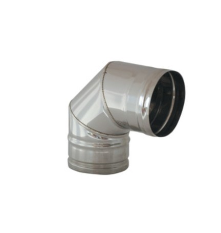 GOMITO INOX AISI 304 90 D 13 CM