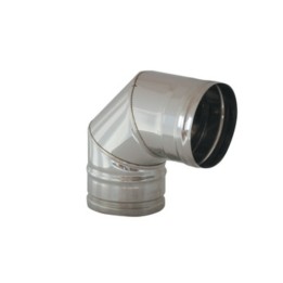 GOMITO INOX AISI 304 90 D 15 CM