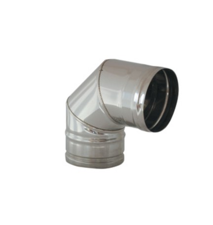 GOMITO INOX AISI 304 90 D 15 CM