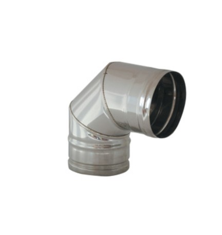 GOMITO INOX AISI 304 90 D 20 CM