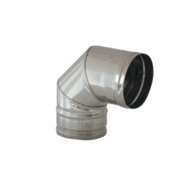 GOMITO INOX AISI 304 90 D 25 CM