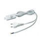 CAVO 1,5 M 2X0,75 C/INTERRUTTORE BIANCO