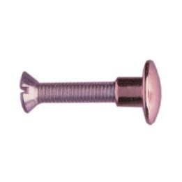 SC VITE P/SEDIA 30 MM OTTONE NICHELATO 12 PZ
