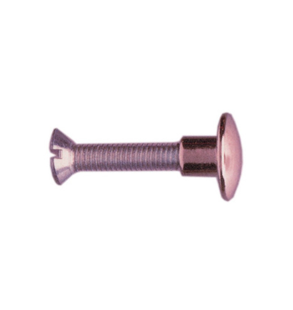 SC VITE P/SEDIA 30 MM OTTONE NICHELATO 12 PZ