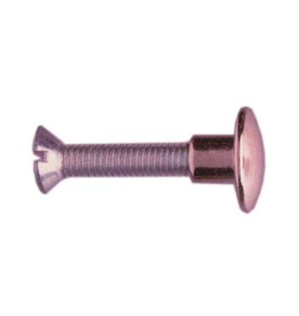 SC VITE P/SEDIA 30 MM OTTONE NICHELATO 12 PZ