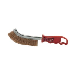 SPAZZOLA CURVA TIPO SPYD FILI ACCIAIO 275 MM