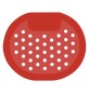 10 PZ FILTRI PER ORINATOI 168X140 Rosso