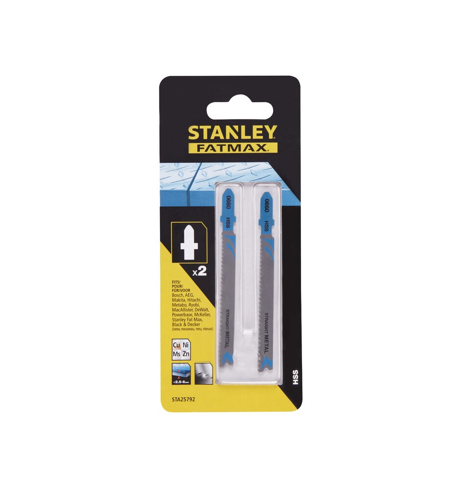 STANLEY STA25792 2 LAME METALLO T/GROSSO ATT T