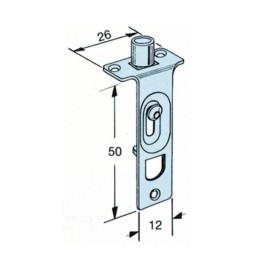 SC OMGE 310 CATENACCIOLO RULLO 6 MM 4 PZ