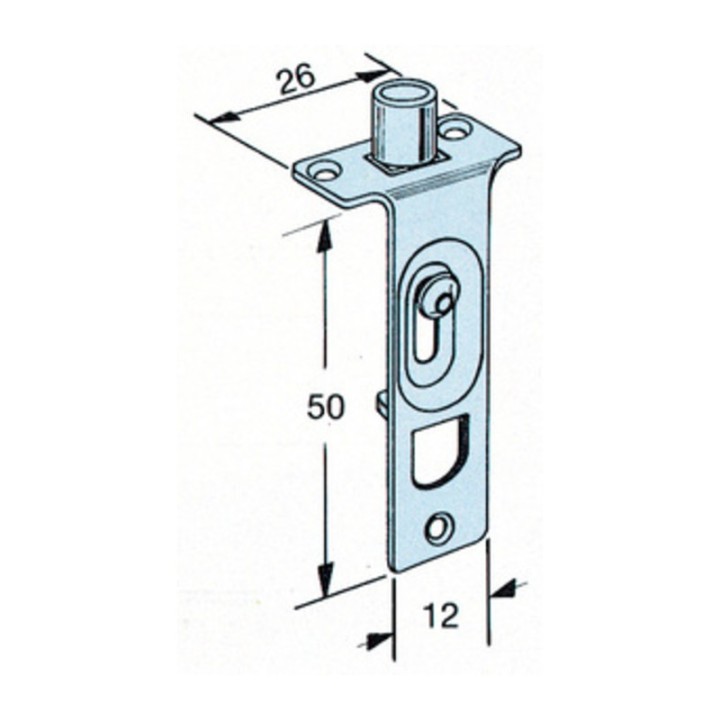 SC OMGE 310 CATENACCIOLO RULLO 6 MM 4 PZ