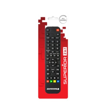 TELECOMANDO TV SUPERIOR PROGRAMMABILE 2 IN 1