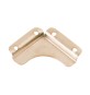 BL FERMASPECCHI LISCIO NICHELATO 30X30 MM 4 PZ