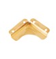BL FERMASPECCHI LISCIO OTTONATO 30X30 MM 4 PZ