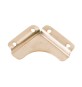 BL FERMASPECCHI LISCIO NICHELATO 40X40 MM 4 PZ