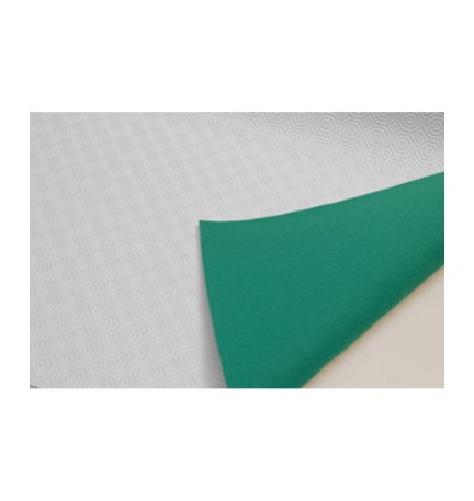 MOLLETTONE P/TAVOLO H 138 CM BIANCO/VERDE