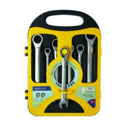 SERIE 7 CHIAVI A CRICCHETTO 8/19 MM CROMO VAN