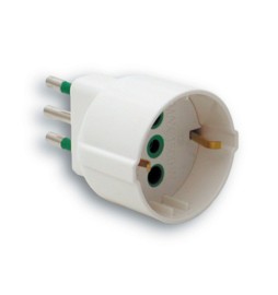 FME 87.120 BL ADATTATATORE 10A 2P+T SCHUKO