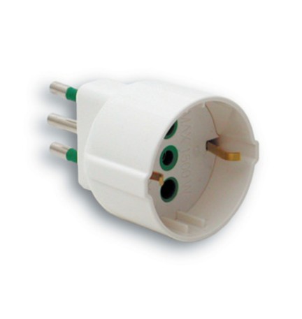 FME 87.120 BL ADATTATATORE 10A 2P+T SCHUKO