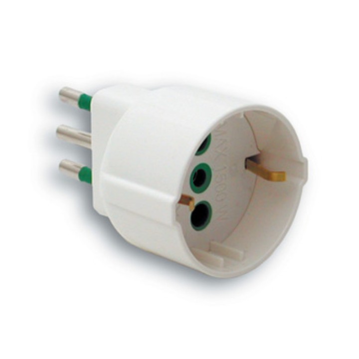 FME 87.120 BL ADATTATATORE 10A 2P+T SCHUKO