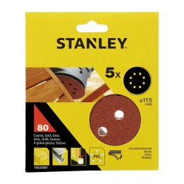 STANLEY STA32007 5 DISCHI VEL ROT ORB 115 GR 80
