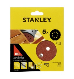 STANLEY STA32007 5 DISCHI VEL ROT ORB 115 GR 80