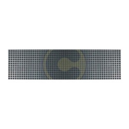 COPRIPAVIMENTO GOMMA 3 MM PIRAMIDE H 120 NERO