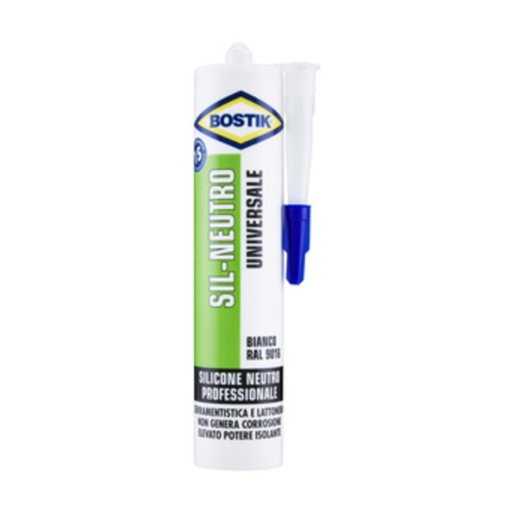 BOSTIK SIL-NEUTRO UNIVERSALE 300 ML BIANCO
