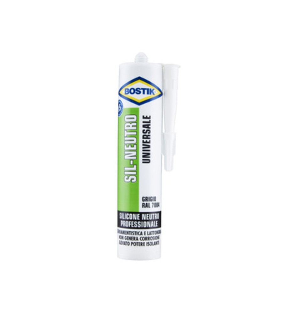 BOSTIK SIL-NEUTRO UNIVERSALE 300 ML GRIGIO