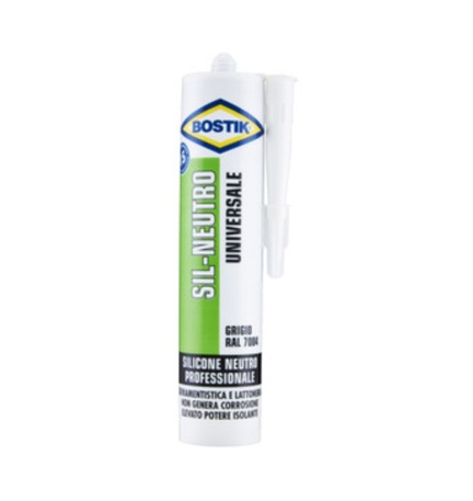 BOSTIK SIL-NEUTRO UNIVERSALE 300 ML GRIGIO