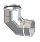 GOMITO INOX AISI 304 P/PELLET 90 8 CM
