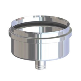 SCARICO INOX CONDENSA ATTACCO F P/PELLET 8CM