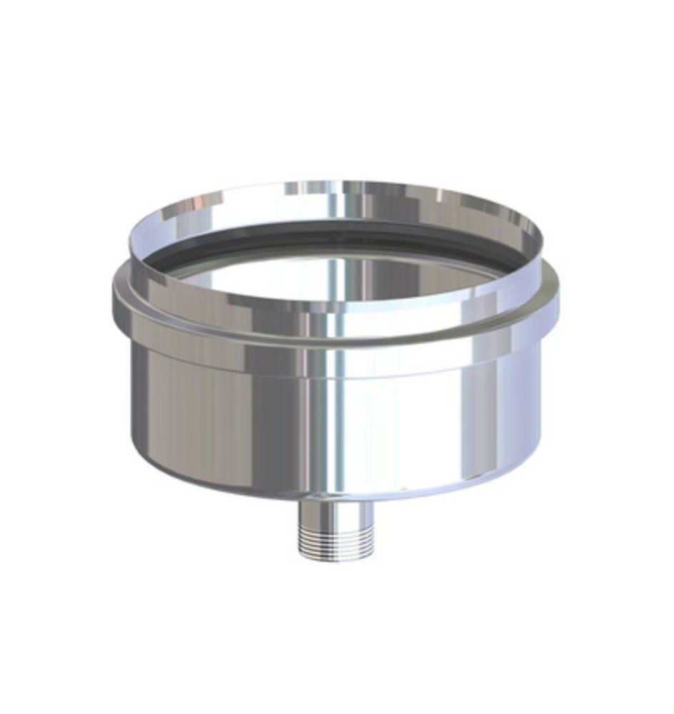 SCARICO INOX CONDENSA ATTACCO F P/PELLET 8CM