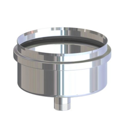SCARICO INOX CONDENSA ATTACCO F P/PELLET 8CM