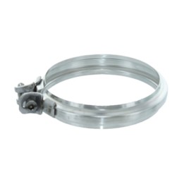 FASCETTA GIUNZIONE INOX AISI 304 P/PELLET D 8CM