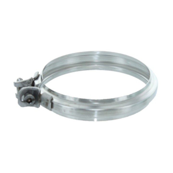 FASCETTA GIUNZIONE INOX AISI 304 P/PELLET D 8CM