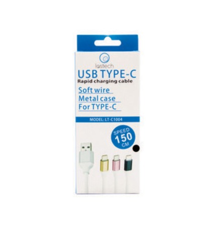 CAVO USB TYPE-C CARICA RAPIDA SOFT WIRE 150 CM