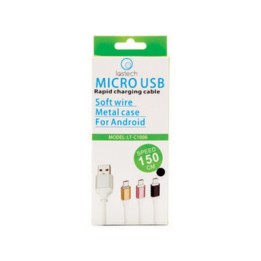 CAVO SOFT WIRE MICRO USB CARICA RAPIDA 150 CM