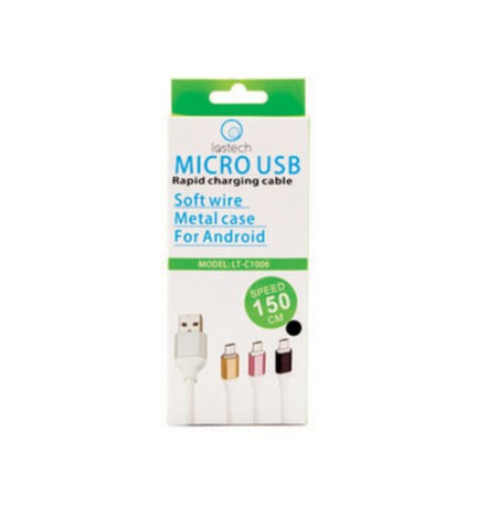CAVO MICRO USB CARICA RAPIDA SOFT WIRE 150 CM