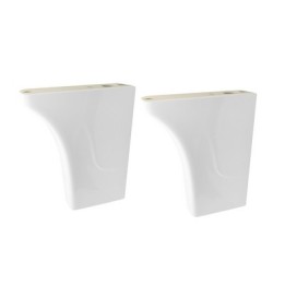 COPPIA PIEDINI PER PILOZZI IN CERAMICA Altezza cm. 43