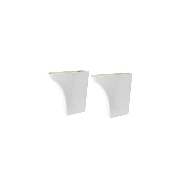 COPPIA PIEDINI PER PILOZZI IN CERAMICA Altezza cm. 43