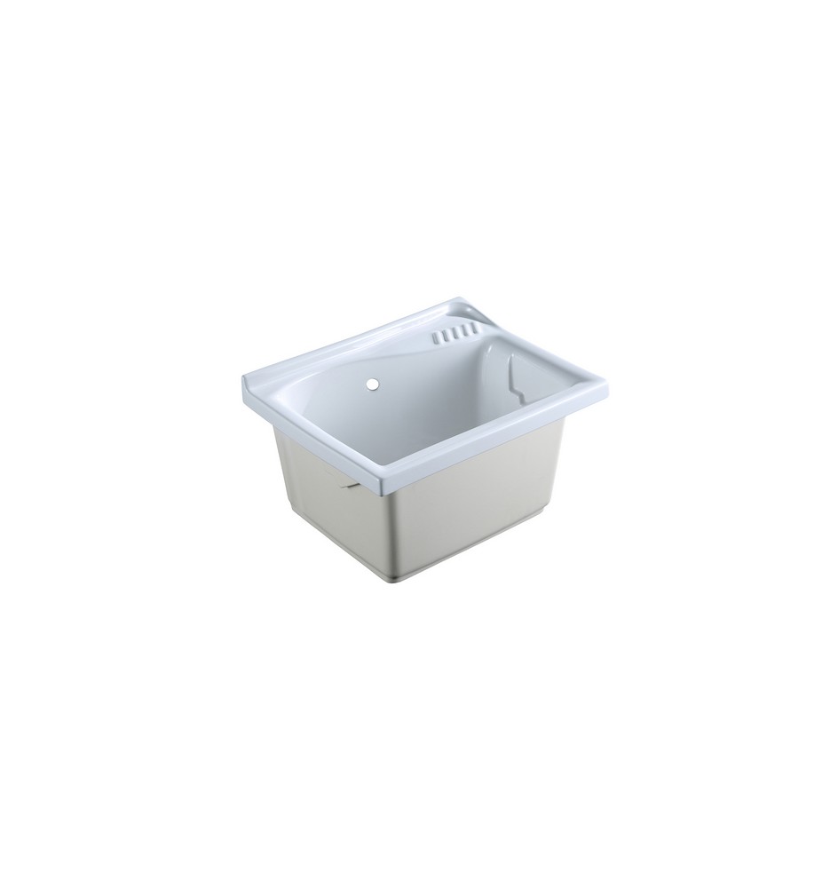 LAVATOIO IN CERAMICA MOD. S L. cm. 61 x P. cm. 50