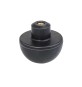 MINISFERA IN GOMMA NERA NR C/FIL. M4 Diam. Est. mm. 36
