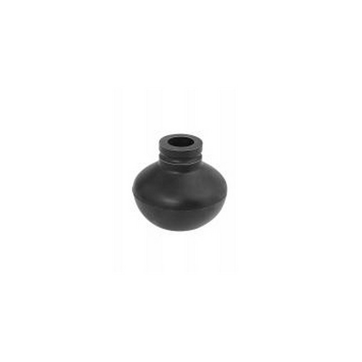 SFERA IN GOMMA NR NERA ANTICALCAREA D. Est. 60 mm H.55